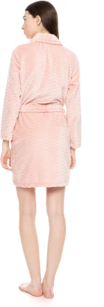 Γυναικεία Ρόμπα Pink Label - Fleece - Κοντή - Pink Glow - Polyester - Regular Fit