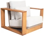 Havanna Πολυθρόνα ξύλινη Acacia wood  93x95x80cm  14946-1