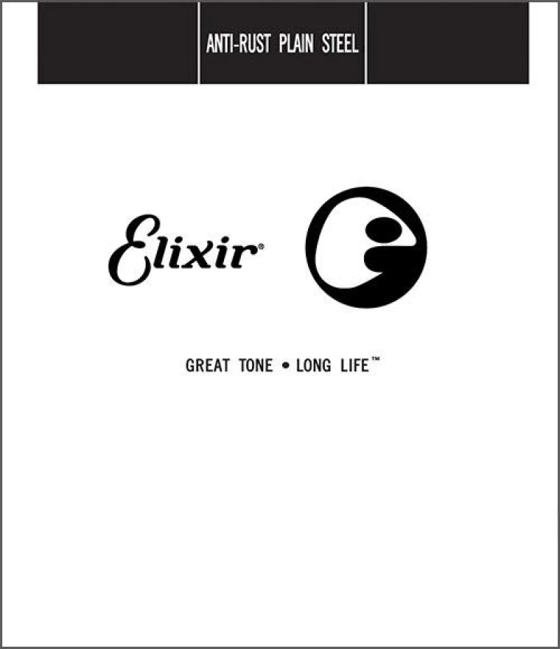 Χορδή Ακουστικής/Ηλεκτρικής Κιθάρας Elixir 013 Anti-Rust Plain Steel
