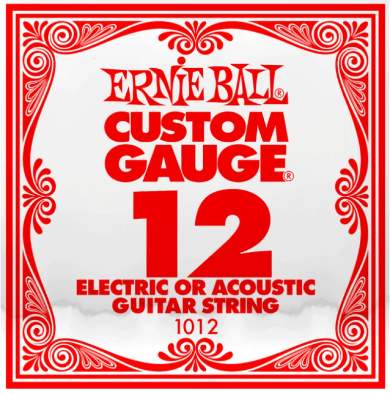 Χορδή Ακουστικής/Ηλεκτρικής Κιθάρας  Ernie Ball 1012 Plain Steel