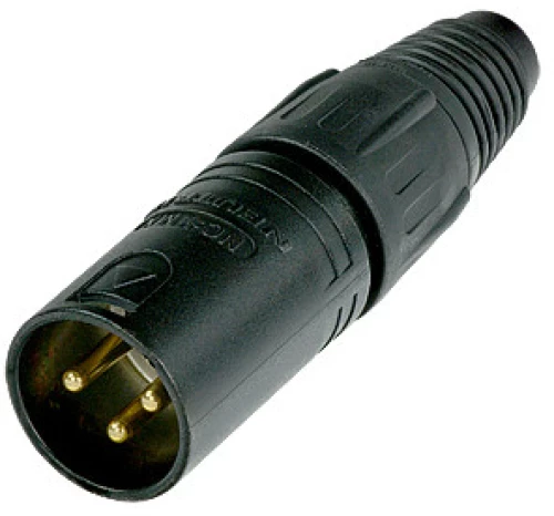 Neutrik Βύσμα XLR male (NC3MXX-B) Προέκτασης