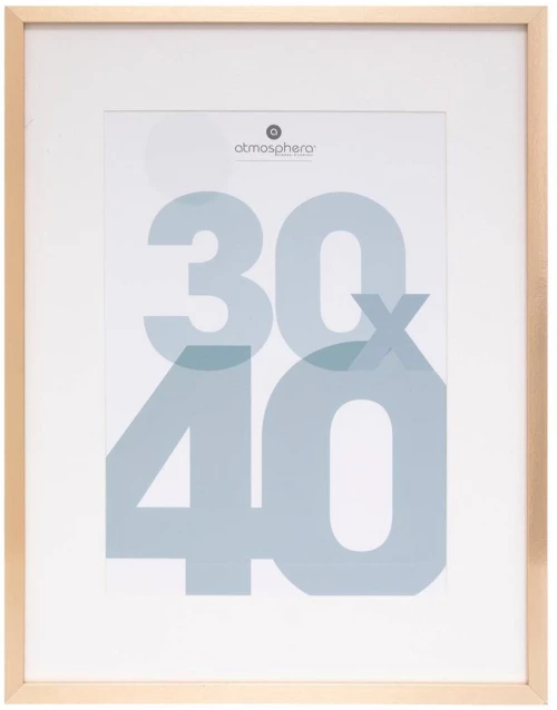 Κορνίζα ξύλινο χρυσό 30x40 για φωτο 20x30