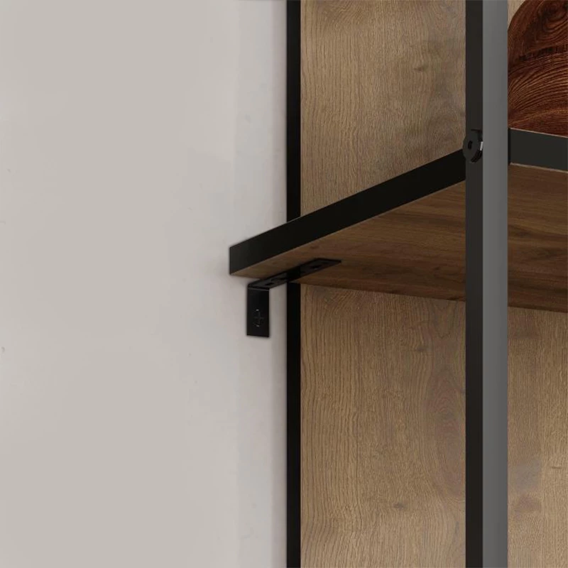 Βιβλιοθήκη Archy Megapap χρώμα ανοιχτό καρυδί 53x31,7x180εκ. - GP037-0261,3