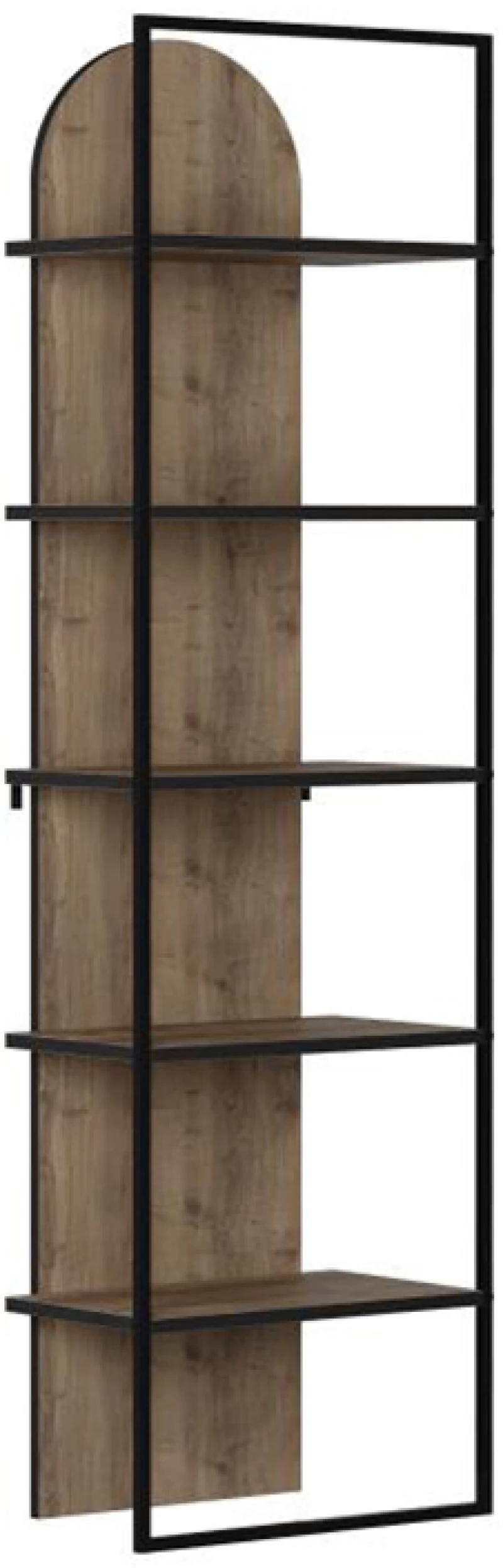 Βιβλιοθήκη Archy Megapap χρώμα ανοιχτό καρυδί 53x31,7x180εκ. - GP037-0261,3