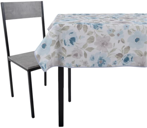 ΤΡΑΠΕΖΟΜΑΝΤΗΛΟ ΑΛΕΚΙΑΣΤΟ 140x220εκ. ΛΟΥΛΟΥΔΙΑ ΣΕ ΑΠΟΧΡΩΣΕΙΣ ΣΙΕΛ ΚΑΙ ΓΚΡΙ  - Ankor 844685