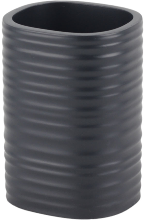 ΠΟΤΗΡΟΘΗΚΗ ΠΟΛΥΕΣΤΕΡΙΚΗ ΡΙΓΕ ΣΕ ΧΡΩΜΑ ΑΝΘΡΑΚΙ ΜΑΤ 7,6x6,7x10,6εκ. - Ankor 845187