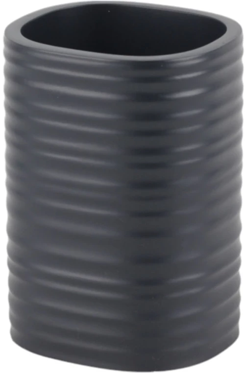 ΠΟΤΗΡΟΘΗΚΗ ΠΟΛΥΕΣΤΕΡΙΚΗ ΡΙΓΕ ΣΕ ΧΡΩΜΑ ΑΝΘΡΑΚΙ ΜΑΤ 7,6x6,7x10,6εκ. - Ankor 845187