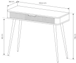 Kονσόλα LANTE λευκό 100x78x38cm
