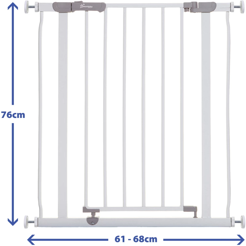 Dream Baby Παιδική Μπάρα Ασφαλείας AVA Slimline White (61-68cm) BR77242