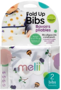 Melii – Σετ Σαλιάρες Bear (2 τμχ.) MEL13900