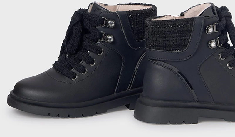 Mayoral Biker δερματινο μαυρο 14-44481-077 44481 Κορίτσι