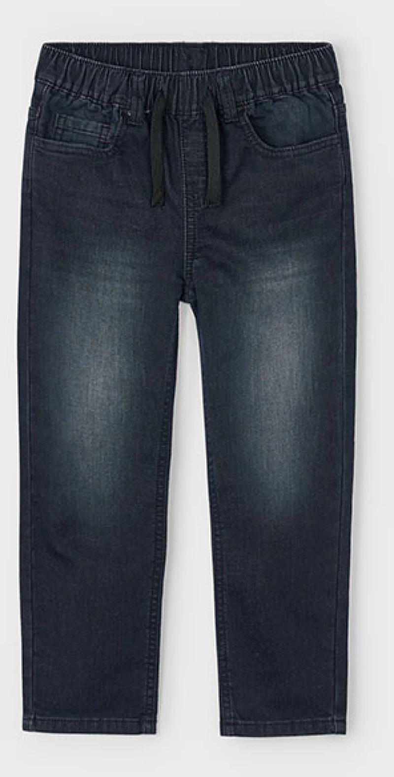 Mayoral Παντελονι soft denim jogger μαυρο 15-04566-090 4566 Αγόρι