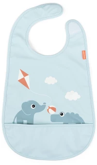 Done by Deer Παιδική Σαλιάρα Velcro Playground Blue BR79524