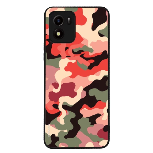 Θήκη Sonique Camouflage Army Series για VIVO Y01 4G Κόκκινο