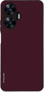 Θήκη Sonique ColorBloc Series για Realme C55 Μπορντώ