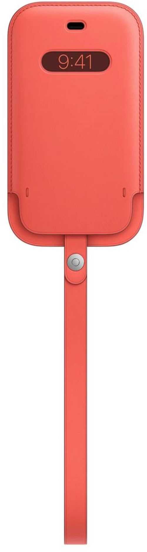 Apple leather case mhmn3zm/a  iphone 12 mini pink citrus open package