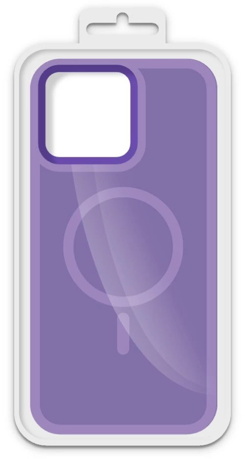 Case mat magsafe do apple iphone 14+ purple box