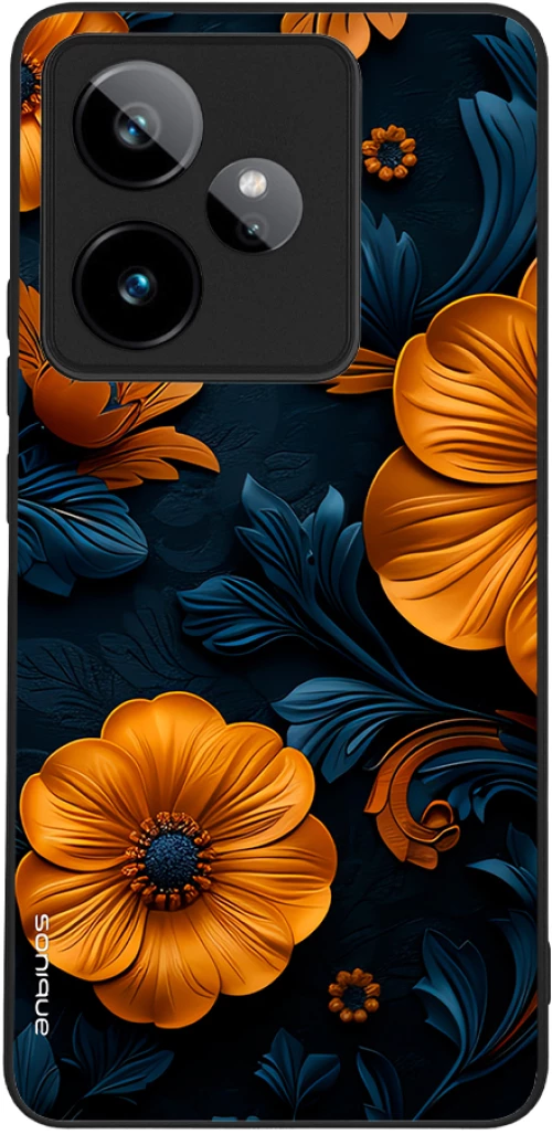 Θήκη Sonique 3D Flower Series για Realme GT 7 5G / Realme GT 7T 5G Πορτοκαλί 01