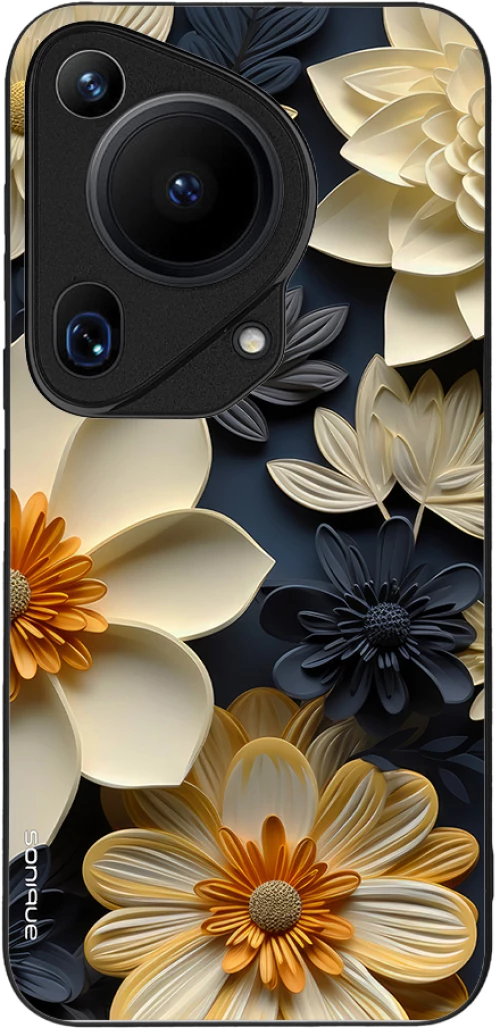 Θήκη Sonique 3D Flower Series για Huawei Pura 70 Ultra Εκρού