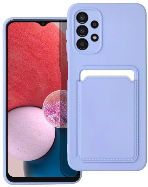 Θήκη Σιλικόνης Sonique Card Case Samsung Galaxy A13 5G / Galaxy A04s Λιλά