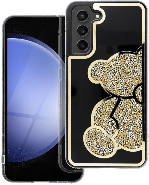 Teddy Bear Case For Samsung S25 Edge Gold