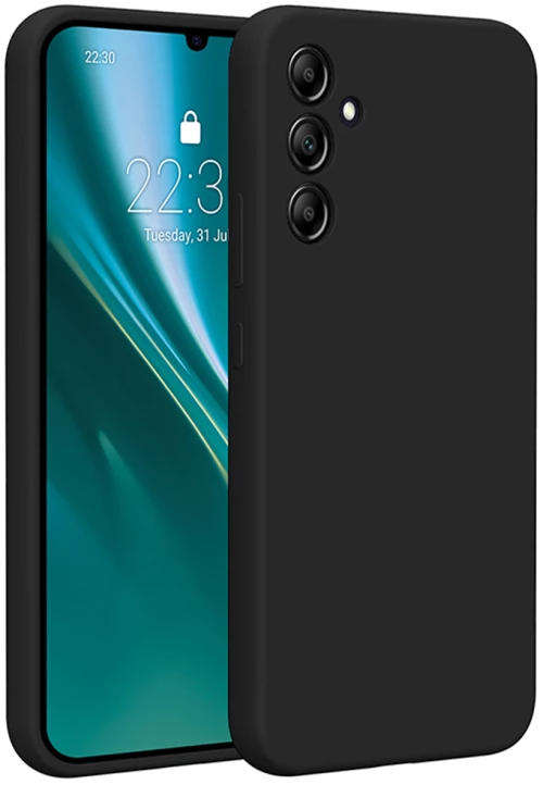 Etteri silicone case for samsung galaxy a34 5g black