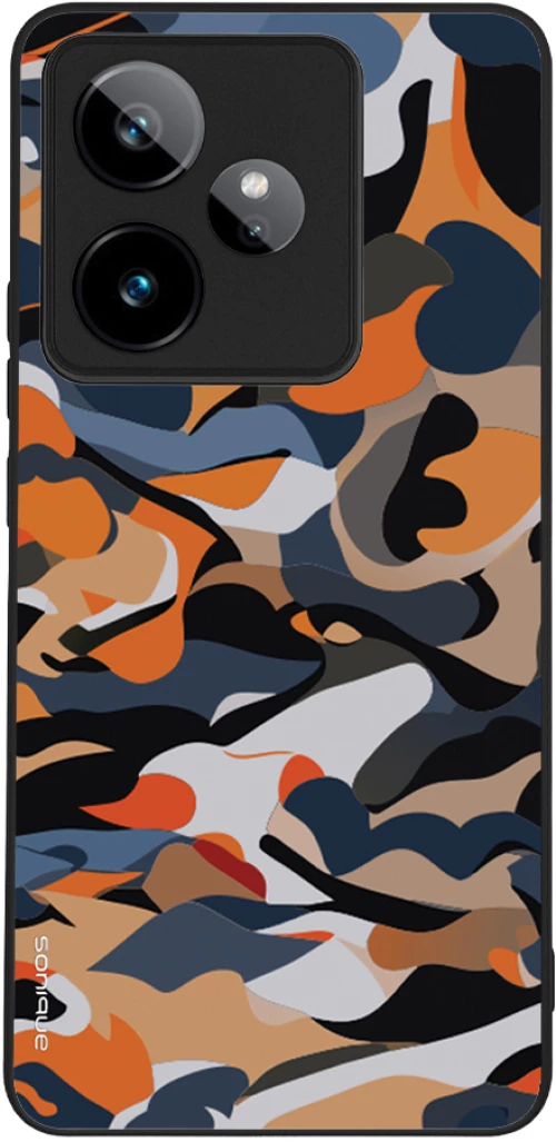 Θήκη Sonique Camouflage Army Series για Realme GT 7 5G / Realme GT 7T 5G Πορτοκαλί