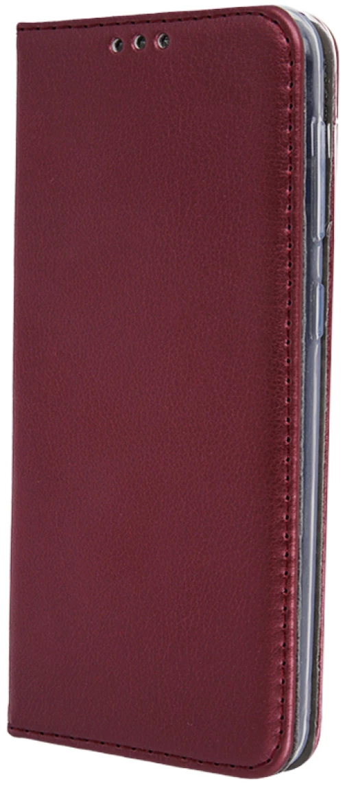 Smart magnetic case for samsung galaxy m35 5g burgundy