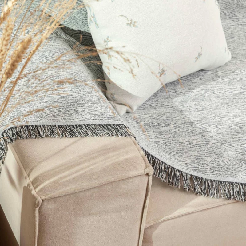 Ριχτάρι Βαμβακερό Τετραθέσιο Forest Borea Home Textiles - Μωβ