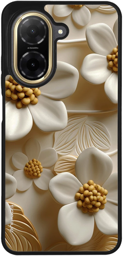 Θήκη Sonique 3D Flower Series για Xiaomi Redmi A5 4G (173.45mm) Λευκό