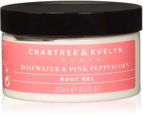Crabtree & Evelyn, Rosewater & Pink Peppercorn, Hydrating, Body Gel, 250 ml