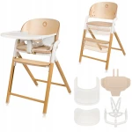 Lionelo Celia Καρεκλάκι φαγητού 3 σε 1 White Natural Wood