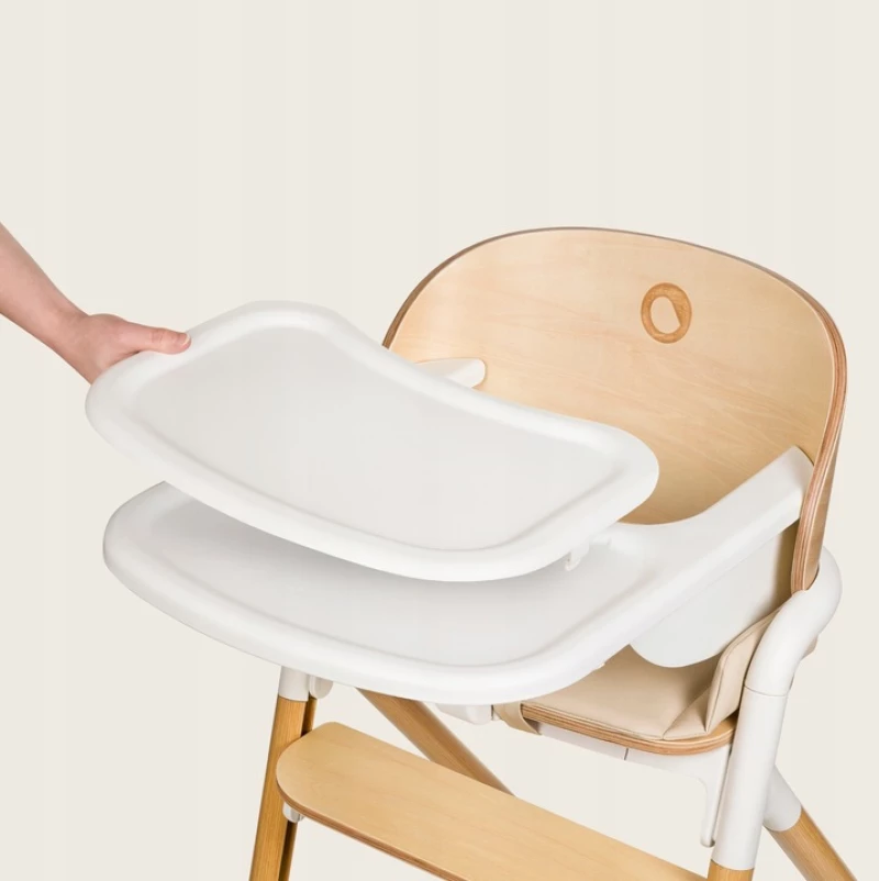 Lionelo Celia Καρεκλάκι φαγητού 3 σε 1 White Natural Wood