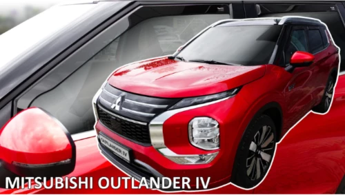 ΑΝΕΜΟΘΡΑΥΣΤΕΣ ΓΙΑ MITSUBISHI OUTLANDER 5D 2021+  ΖΕΥΓΑΡΙ ΑΠΟ ΕΥΚΑΜΠΤΟ ΦΙΜΕ ΠΛΑΣΤΙΚΟ HEKO