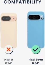 Θήκη Google Pixel 9 Pro KWmobile TPU Case with Camera Lens Protector Σιλικόνης με Πλαίσιο Κάμερας - Neon Pink (KWM000020PH006C)