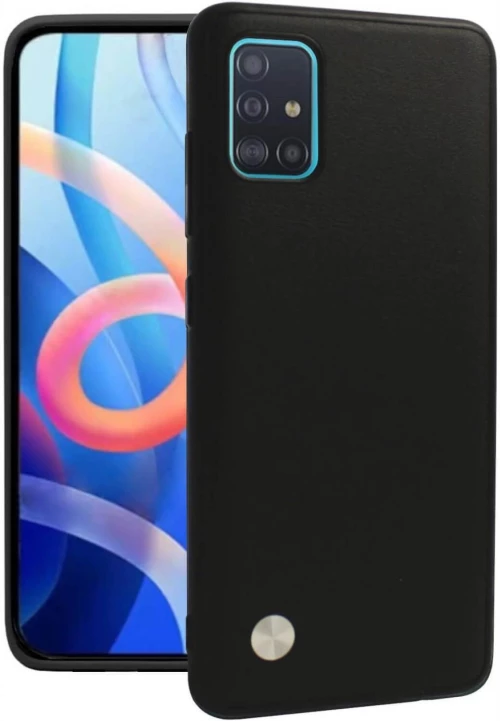 Θήκη Samsung Galaxy A51 Bodycell Vegan Cover Σκληρή - Black (5206015076770)