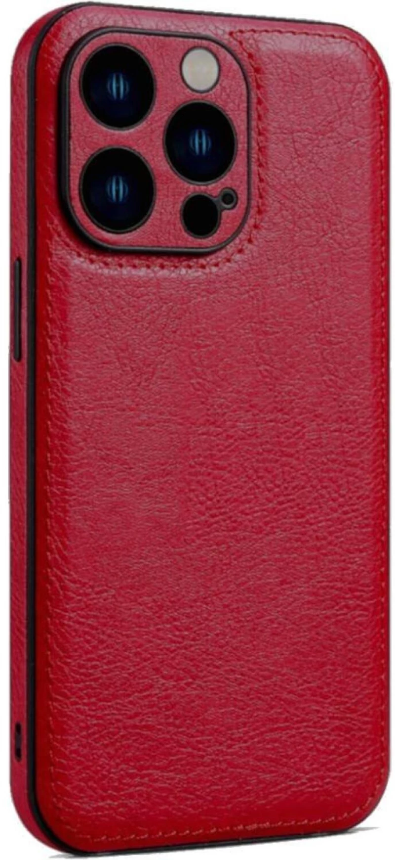 Θήκη iPhone 14 Pro Max Bodycell Prestige Backcover με Πλαίσιο Κάμερας - Red (5206015068386)