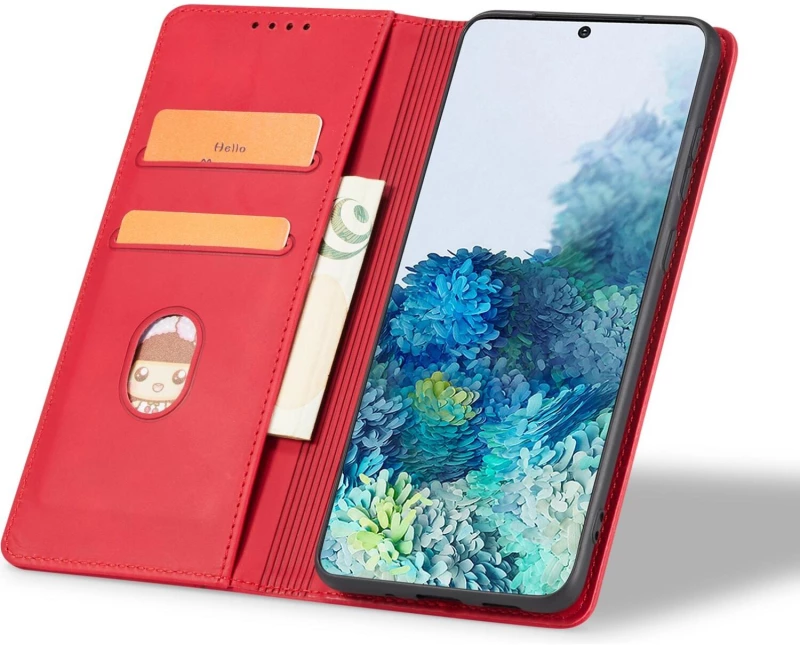 Θήκη Realme P3 Bodycell Book Case Πορτοφόλι - Red (5206015082108)