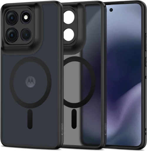 Θήκη Motorola Moto G86 / G86 Power Tech-Protect MagMat Σκληρή Ημιδιάφανη με MagSafe - Matte Black (5906302318469)