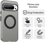 Θήκη Google Pixel 10 / 10 Pro Techsuit CandyCase Σκληρή Ημιδιάφανη με MagSafe - Black (5949419321670)