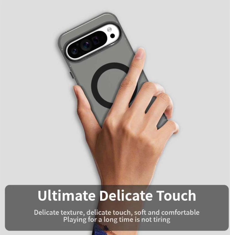 Θήκη Google Pixel 10 / 10 Pro Techsuit CandyCase Σκληρή Ημιδιάφανη με MagSafe - Black (5949419321670)