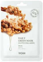 Yadah Daily Green Mask Natto Collagen Μάσκα Προσώπου 25ml