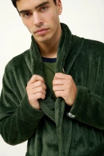 Ανδρική Σταυρωτή Ρόμπα Fleece - 23646