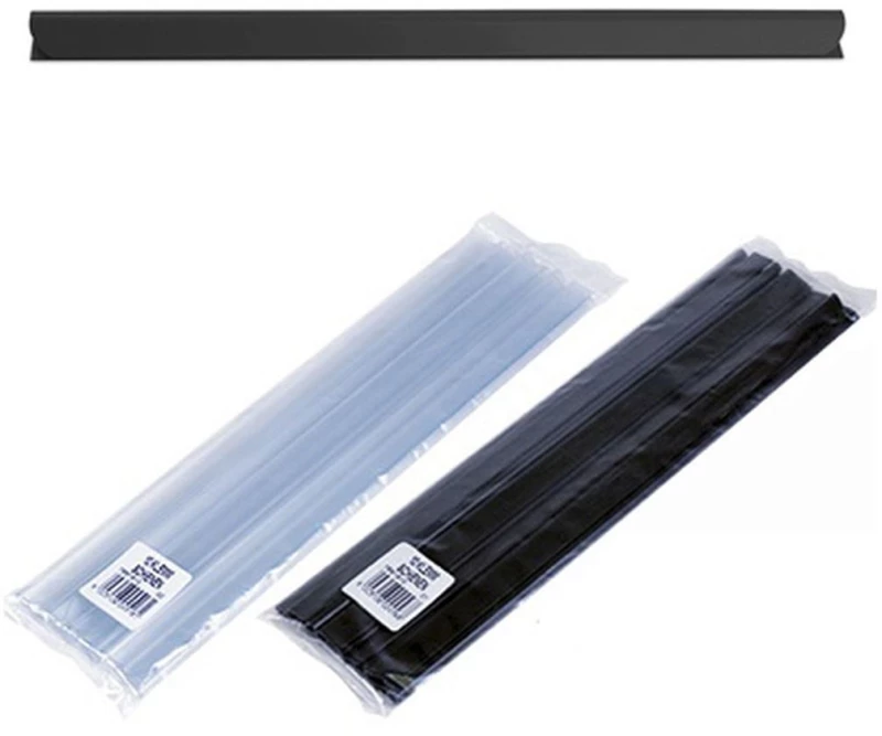 Ράχες Βιβλιοδεσίας PVC 8mm 80Φ. Διάφανο 10τμχ