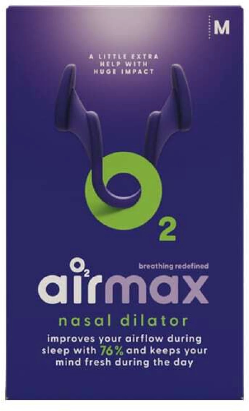 AIRMAX Nasal Dilator Ρινικός Διαστολέας Για Εισπνοή Στο Maximum, Συσκευή Κατά Του Ροχαλητού, 1 Τεμάχιο