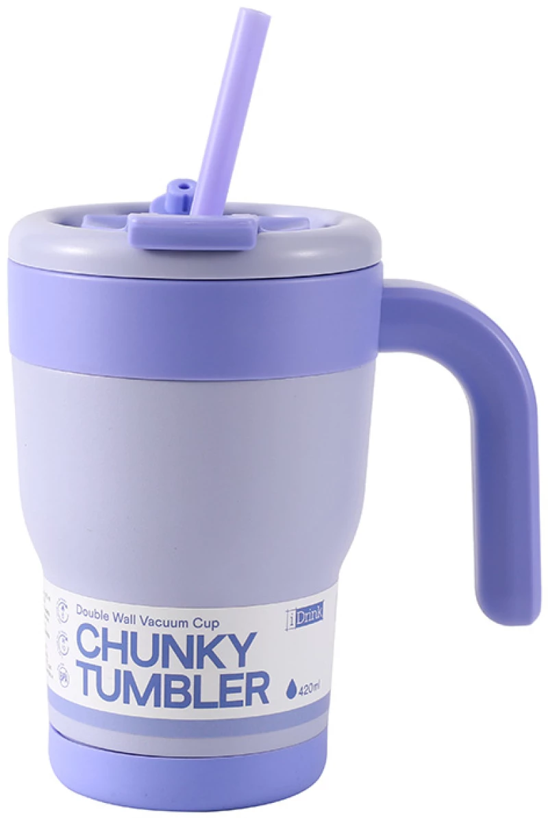 Κούπα i Drink Travel mug 420ml Pastel Purple ID0262