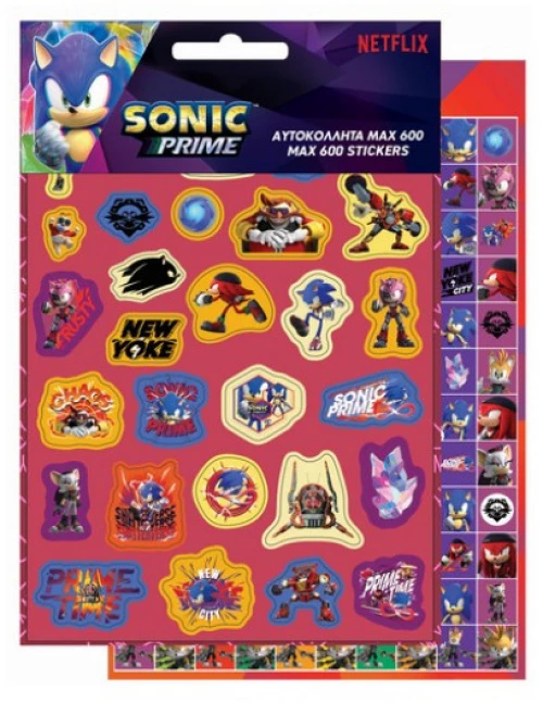 Αυτοκόλλητα Stickers Sonic Prime 775-40279