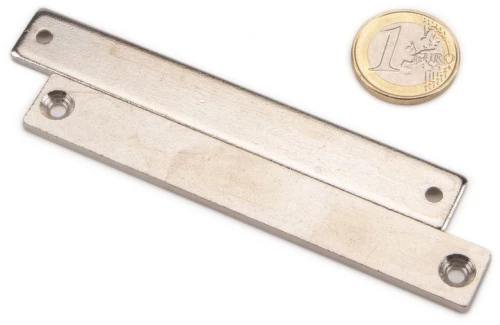 Μεταλλικό Αντικρίσμα 100x14x3mm Οπή Φρέζα