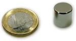 Μαγνήτης Δίσκος Φ12x12mm Νεοδυμίου Δύναμη Έλξης 9,5kg