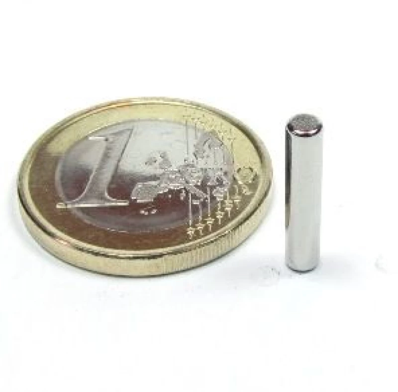 Μαγνήτης Κύλινδρος Φ3x15mm Νεοδυμίου Δύναμη Έλξης 650gr